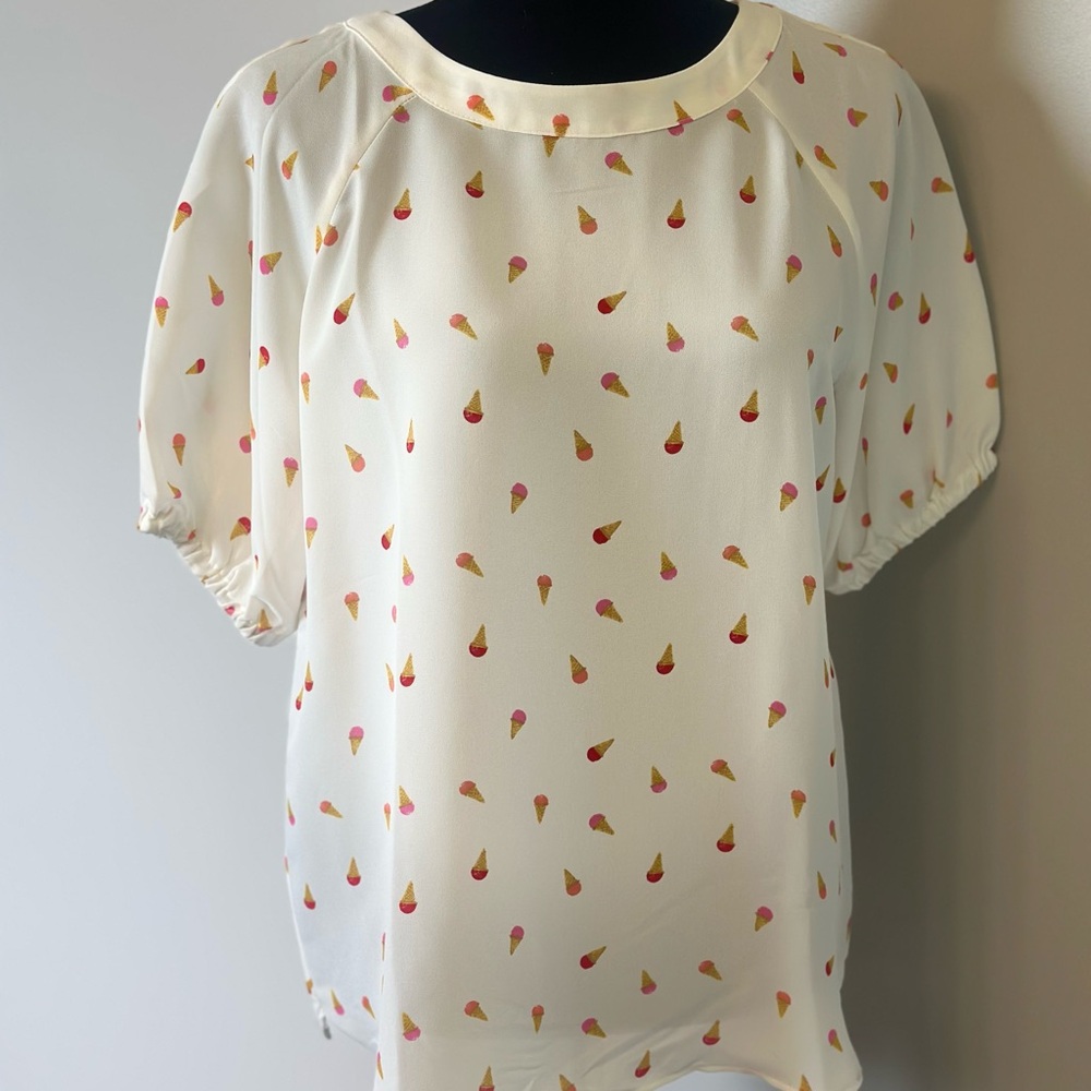 Ice Cream Blouse - The Loft - NWT